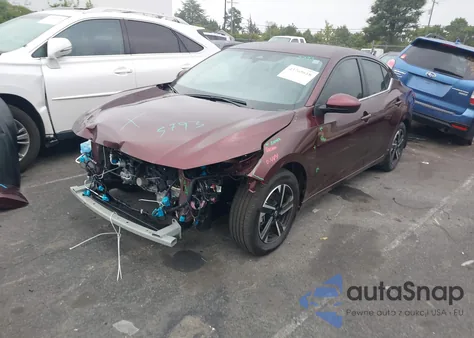 2025 Nissan Sentra Sv z USA, uszkodzony, nr VIN 3N1AB8CV0SY243906